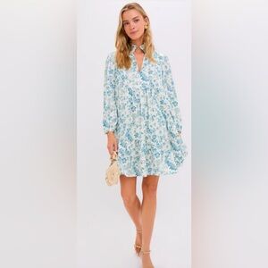 Tuckernuck Floral Blue and White Dress